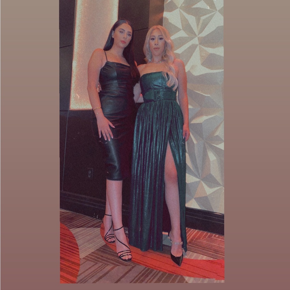 Retrofete green dress